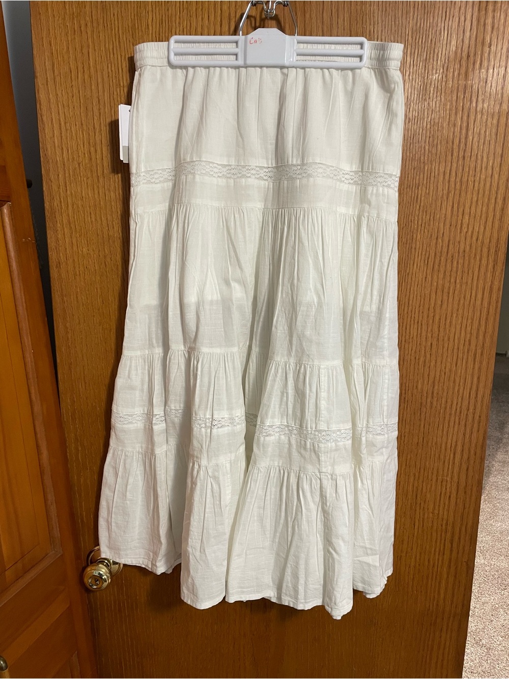 BP Cottagecore Tiered Eyelet Crochet Maxi Skirt - Picture 2 of 7